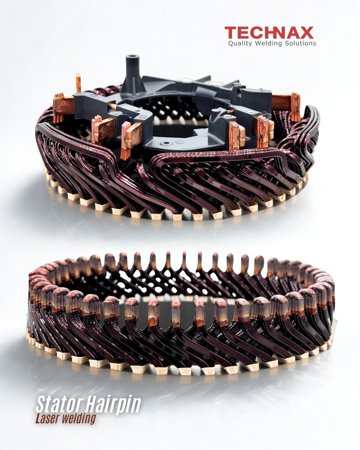 Hairpin stator technax