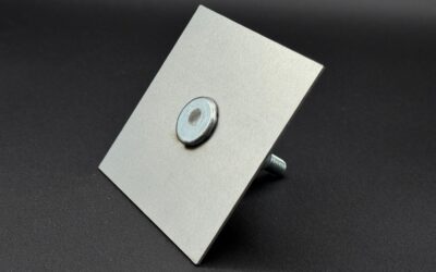 Buckelschweißen – Bolzen auf Stahlblech